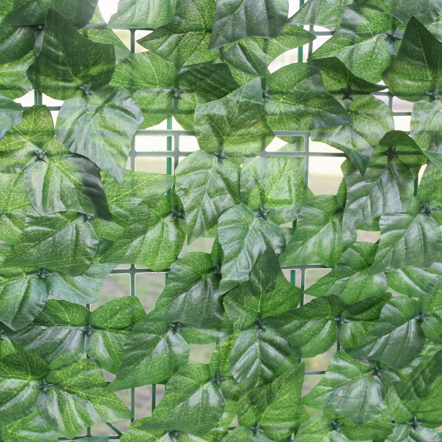 118x39.4in Artificial Hedges Fence,Artificial Greenery Backdrop,Artificial Ivy Privacy Fence and Faux Ivy Vine Leaf Decoration for Outdoor Garden DecorScreen.